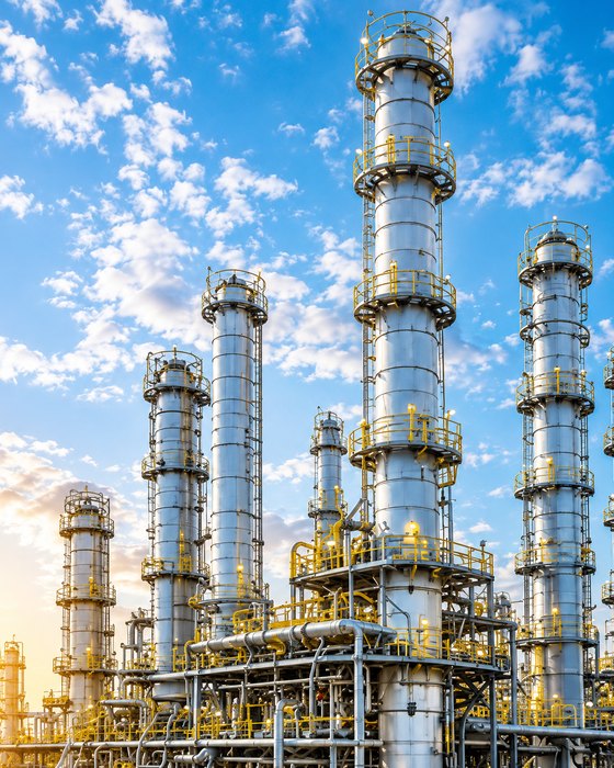 Oil and gas refinery